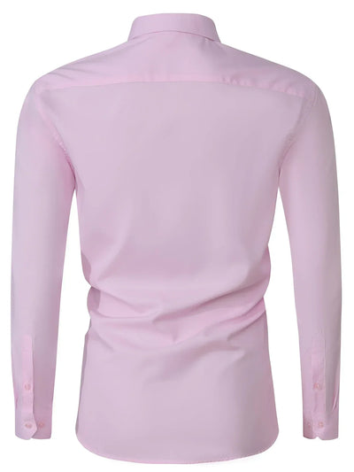 Zavelli™ - Elegante camicia a maniche lunghe con bottoni