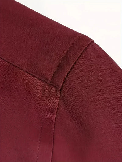 Zavelli™ - Elegante camicia a maniche lunghe con bottoni