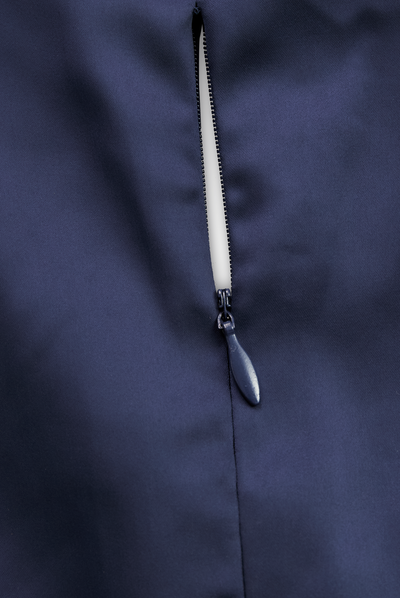 Zavelli™ | Abito Midi in Satin Ispirato al Vintage con Collo Drappeggiato