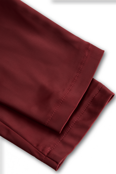 Zavelli™ | Abito Midi in Satin Ispirato al Vintage con Collo Drappeggiato