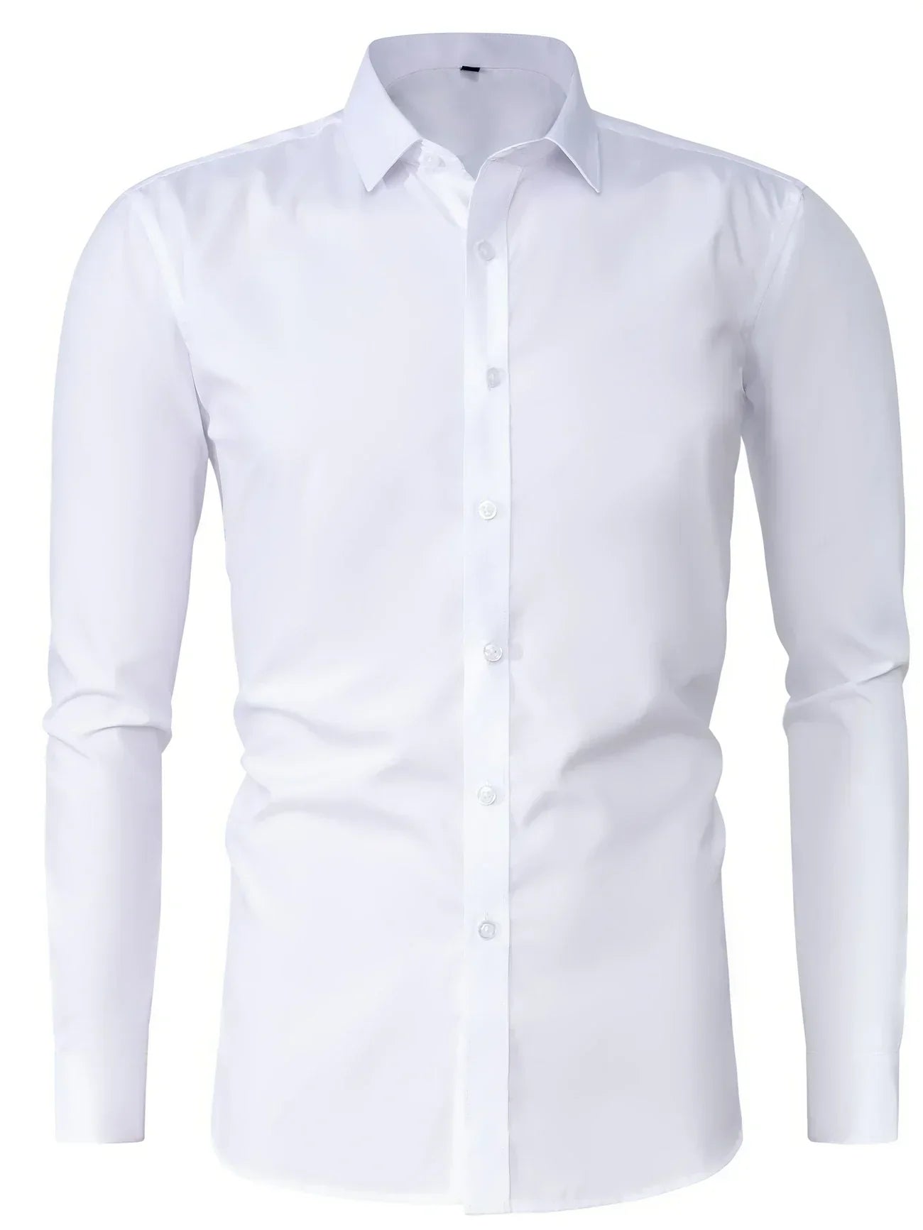 Zavelli™ - Elegante camicia a maniche lunghe con bottoni