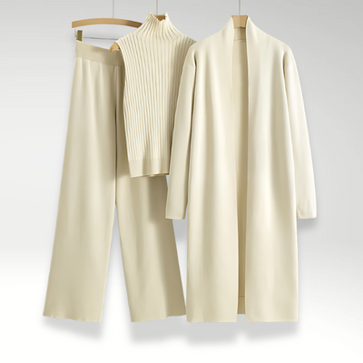 Zavelli™ - Completo tre pezzi in maglia Luxe