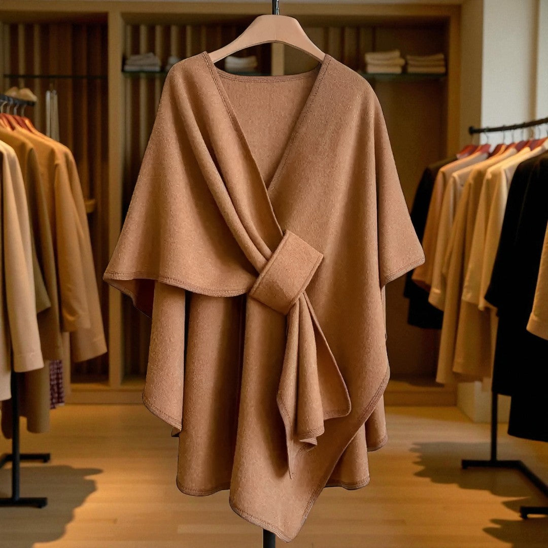 Zavelli™ | Poncho Elegante con Nastro