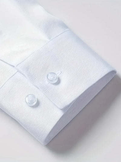Zavelli™ - Elegante camicia a maniche lunghe con bottoni