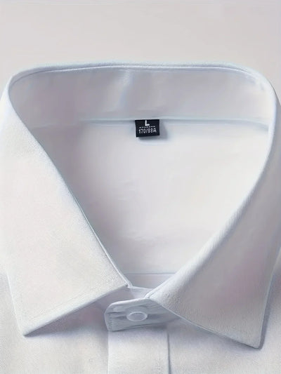 Zavelli™ - Elegante camicia a maniche lunghe con bottoni