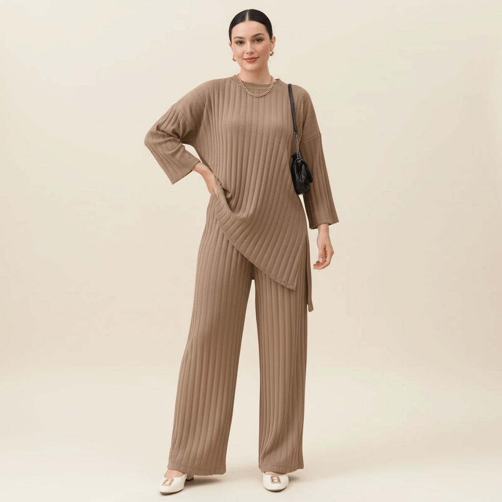 Zavelli™ | Completo elegante con top e pantaloni