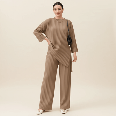 Zavelli™ | Completo elegante con top e pantaloni