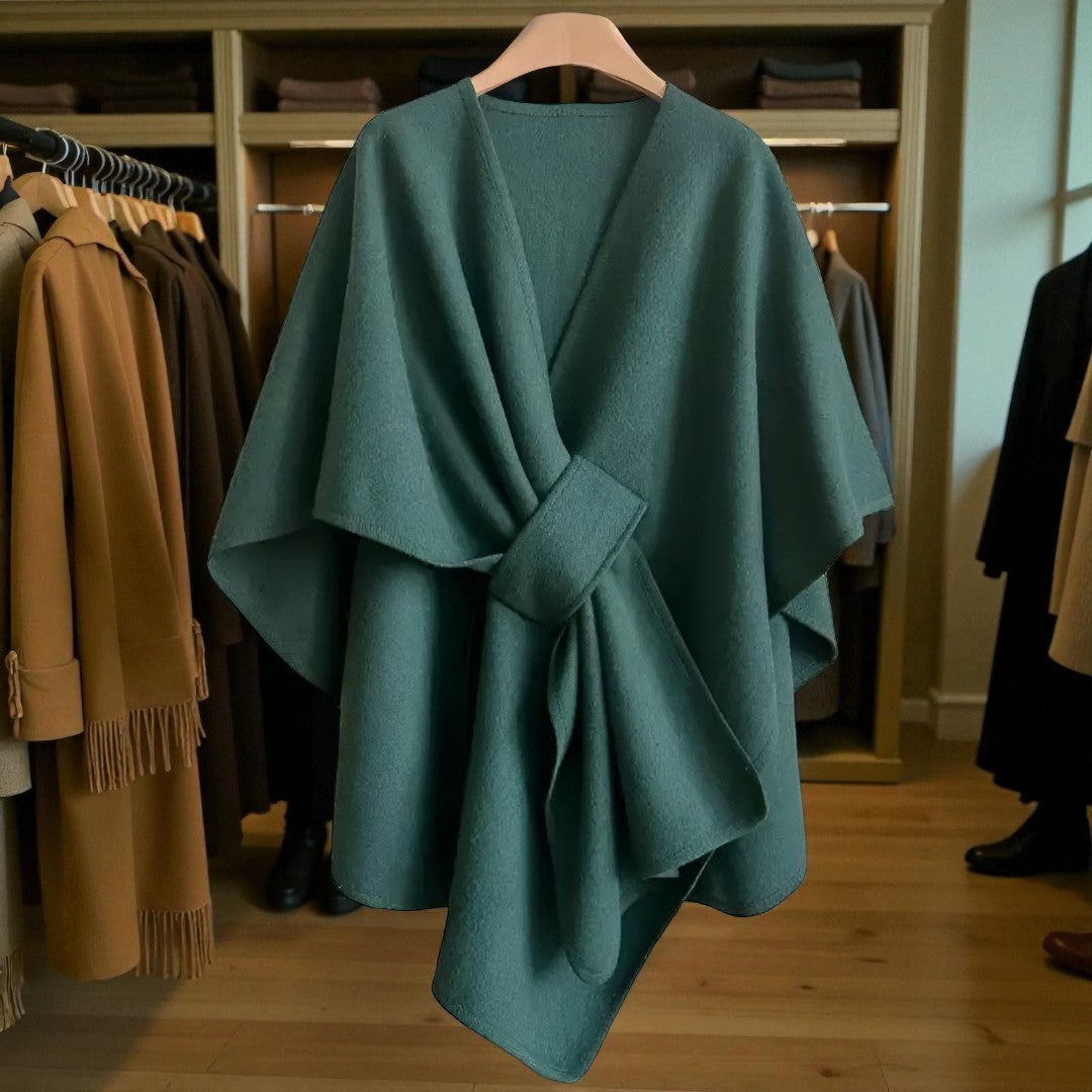 Zavelli™ | Poncho Elegante con Nastro