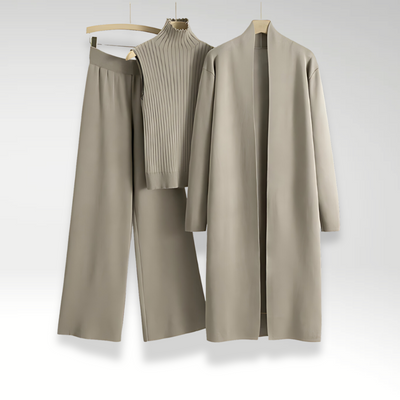 Zavelli™ - Completo tre pezzi in maglia Luxe