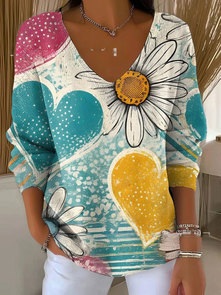 HELENE | Maglione con scollo a V