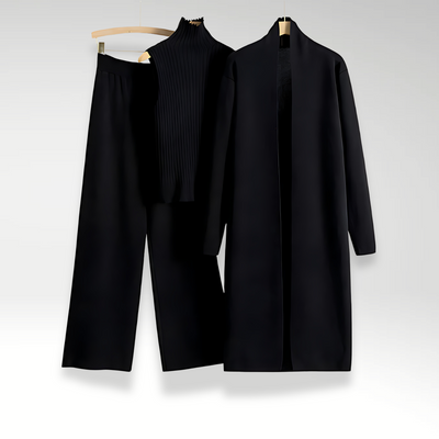 Zavelli™ - Completo tre pezzi in maglia Luxe