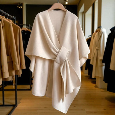 Zavelli™ | Poncho Elegante con Nastro