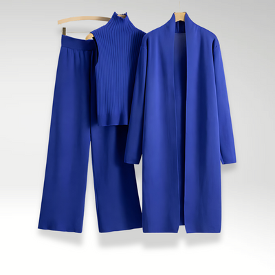 Zavelli™ - Completo tre pezzi in maglia Luxe