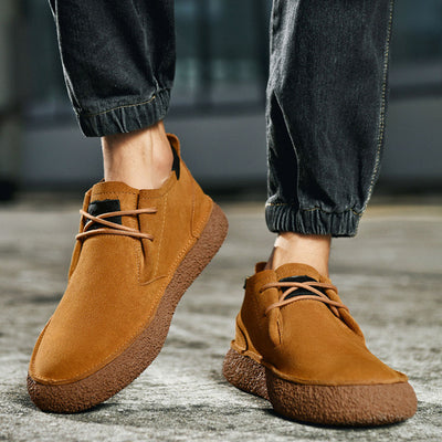 Zavelli™ | Sneakers in pelle scamosciata