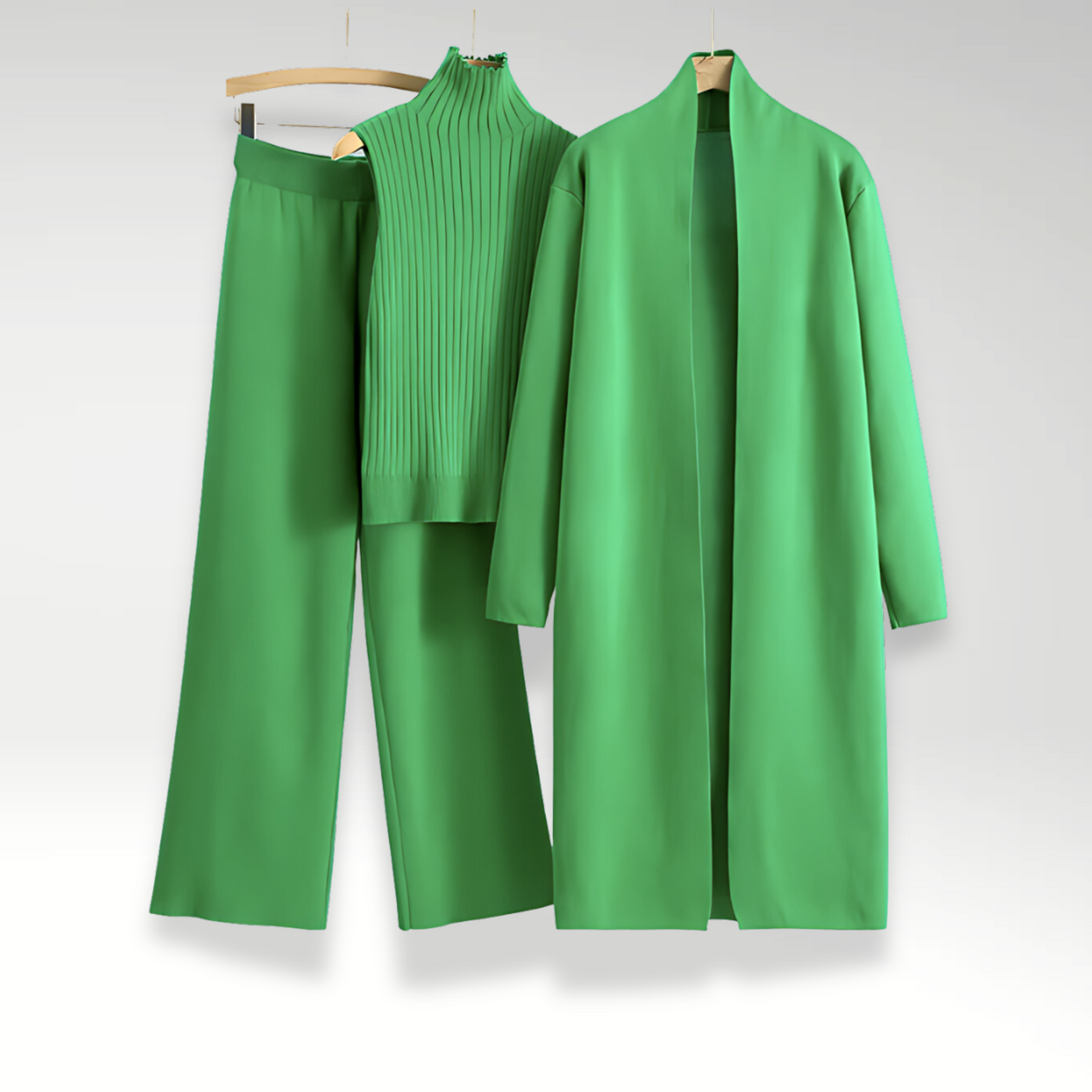 Zavelli™ - Completo tre pezzi in maglia Luxe