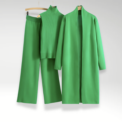 Zavelli™ - Completo tre pezzi in maglia Luxe