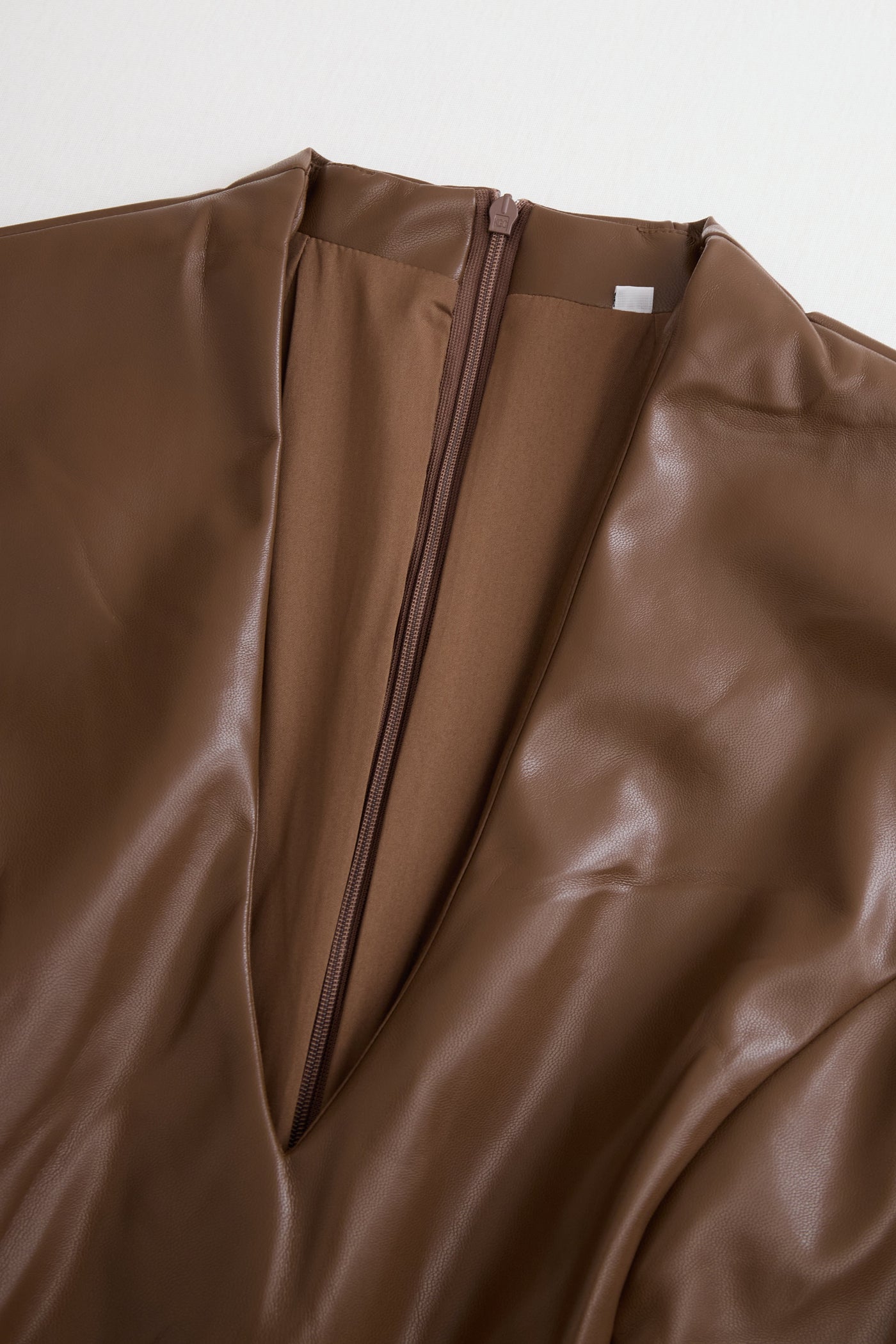 Zavelli™ | Elegante Abito Bodycon in Pelle Nera