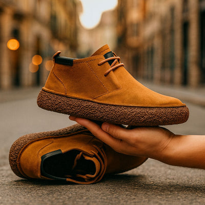 Zavelli™ | Sneakers in pelle scamosciata