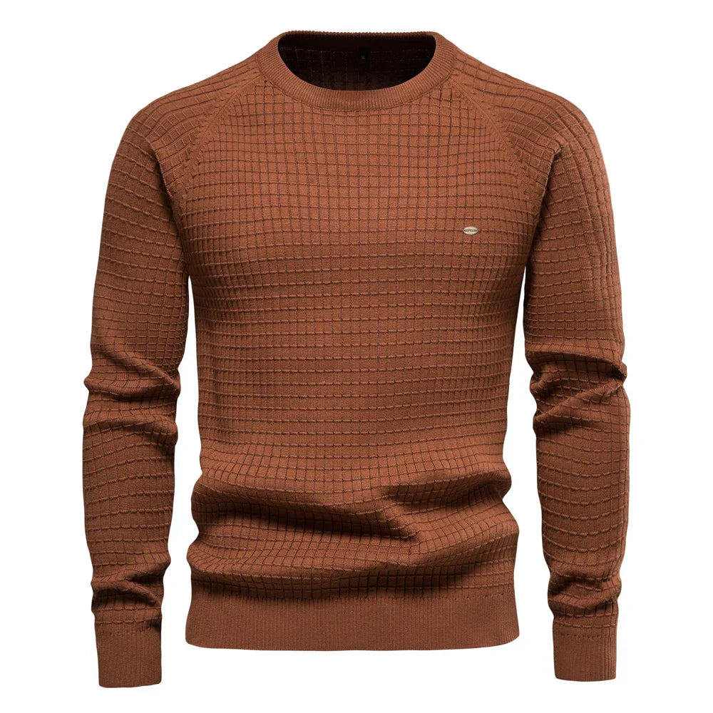Zavelli™ | Maglione da uomo con motivo a rombi