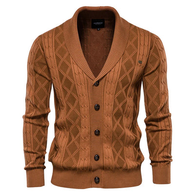 Zavelli™ | Cardigan da Uomo con Chiusura a Bottoni