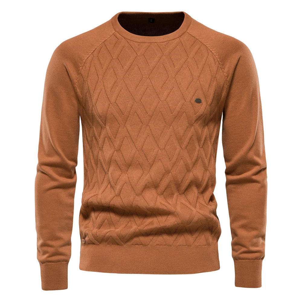 Zavelli™ | Maglione da Uomo con Motivo a Righe