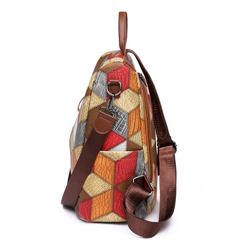 Zavelli™ | Zaino Mosaico antivol impermeabile