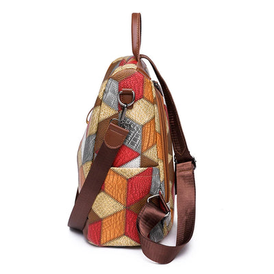 Zavelli™ | Zaino Mosaico antivol impermeabile