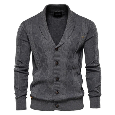 Zavelli™ | Cardigan da Uomo con Chiusura a Bottoni