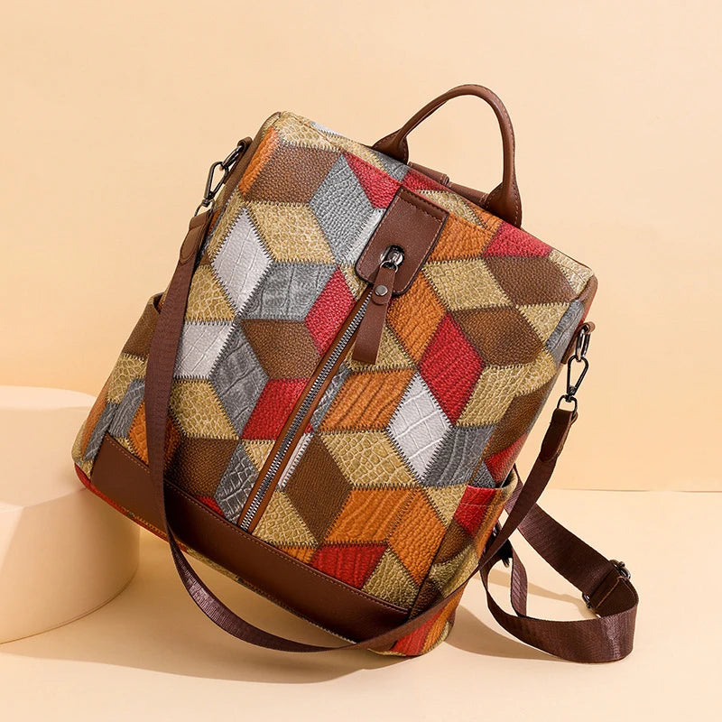 Zavelli™ | Zaino Mosaico antivol impermeabile