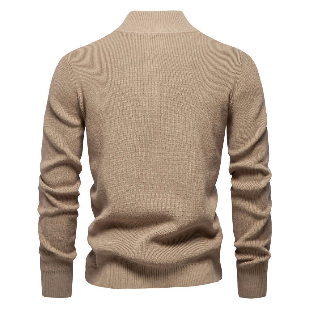 Zavelli™ | Maglione da uomo con design a bottoni