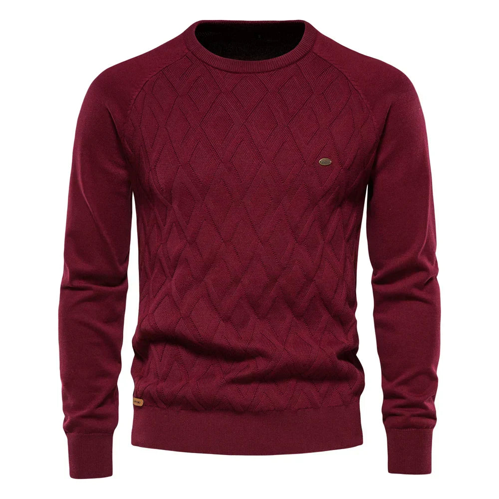 Zavelli™ | Maglione da Uomo con Motivo a Righe
