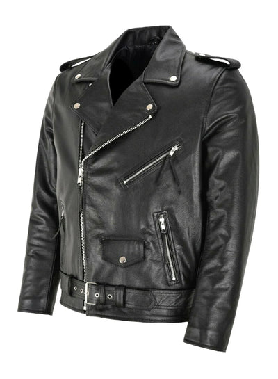 Zavelli™ | Giacca biker in pelle