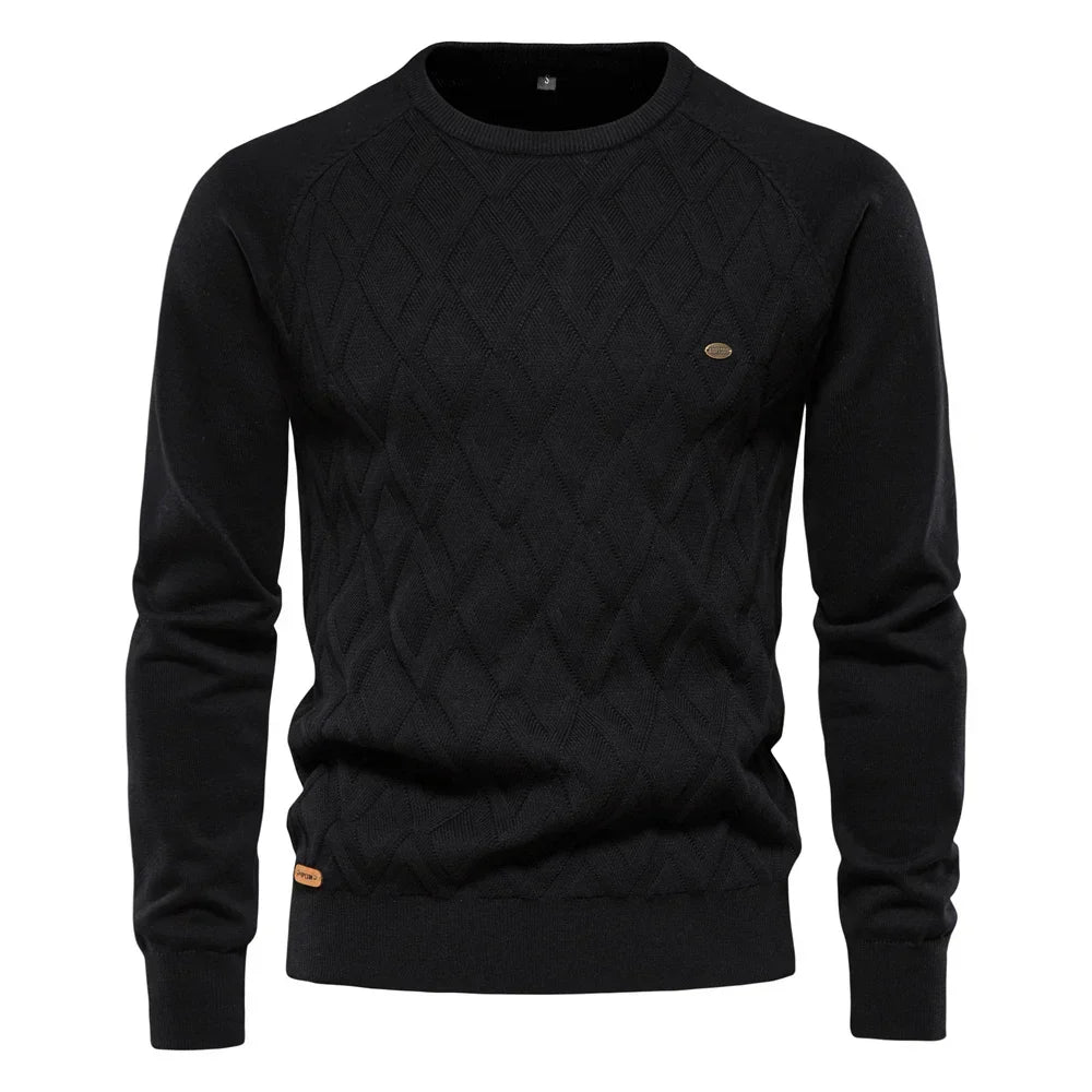 Zavelli™ | Maglione da Uomo con Motivo a Righe