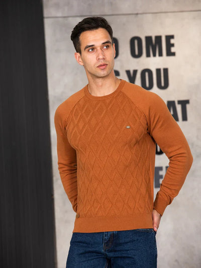 Zavelli™ | Maglione da Uomo con Motivo a Righe