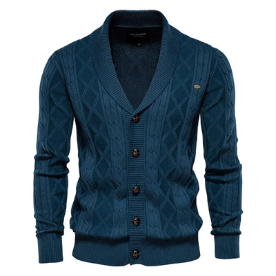 Zavelli™ | Cardigan da Uomo con Chiusura a Bottoni
