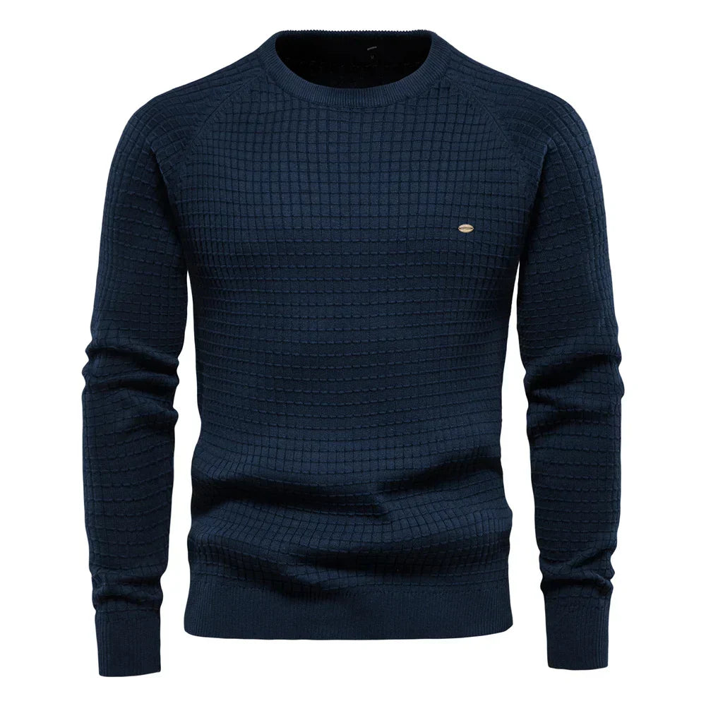 Zavelli™ | Maglione da uomo con motivo a rombi