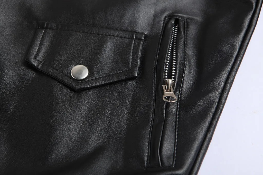 Zavelli™ | Giacca biker in pelle