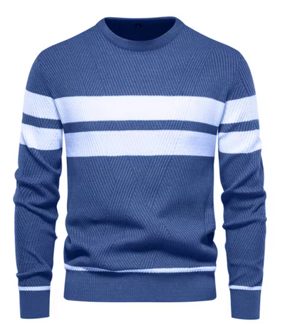 Zavelli™ | Pullover elegante da uomo con motivo a spina di pesce