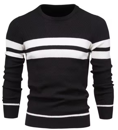 Zavelli™ | Pullover elegante da uomo con motivo a spina di pesce