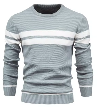 Zavelli™ | Pullover elegante da uomo con motivo a spina di pesce