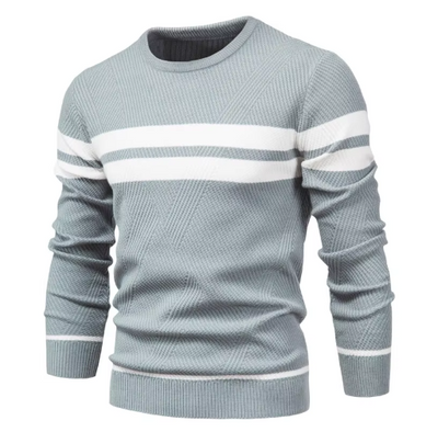 Zavelli™ | Pullover elegante da uomo con motivo a spina di pesce