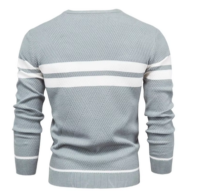 Zavelli™ | Pullover elegante da uomo con motivo a spina di pesce