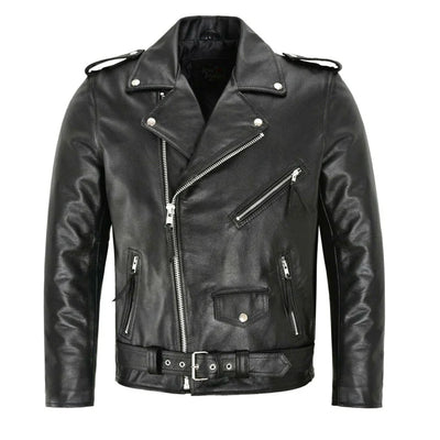 Zavelli™ | Giacca biker in pelle