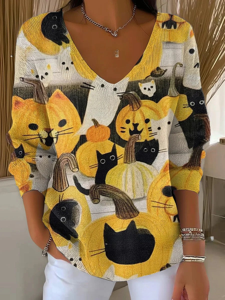 FIRENZE | Maglione con scollo a V