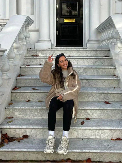 Zavelli™ | Cappotto Teddy Oversize