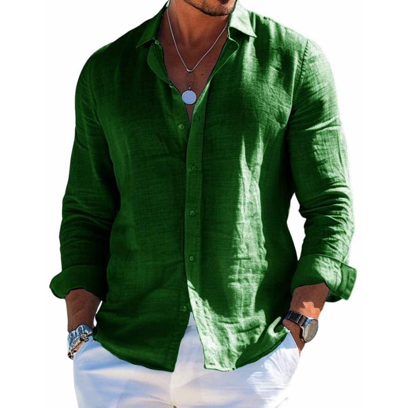 Zavelli™ - Camicia elegante in tessuto traspirante