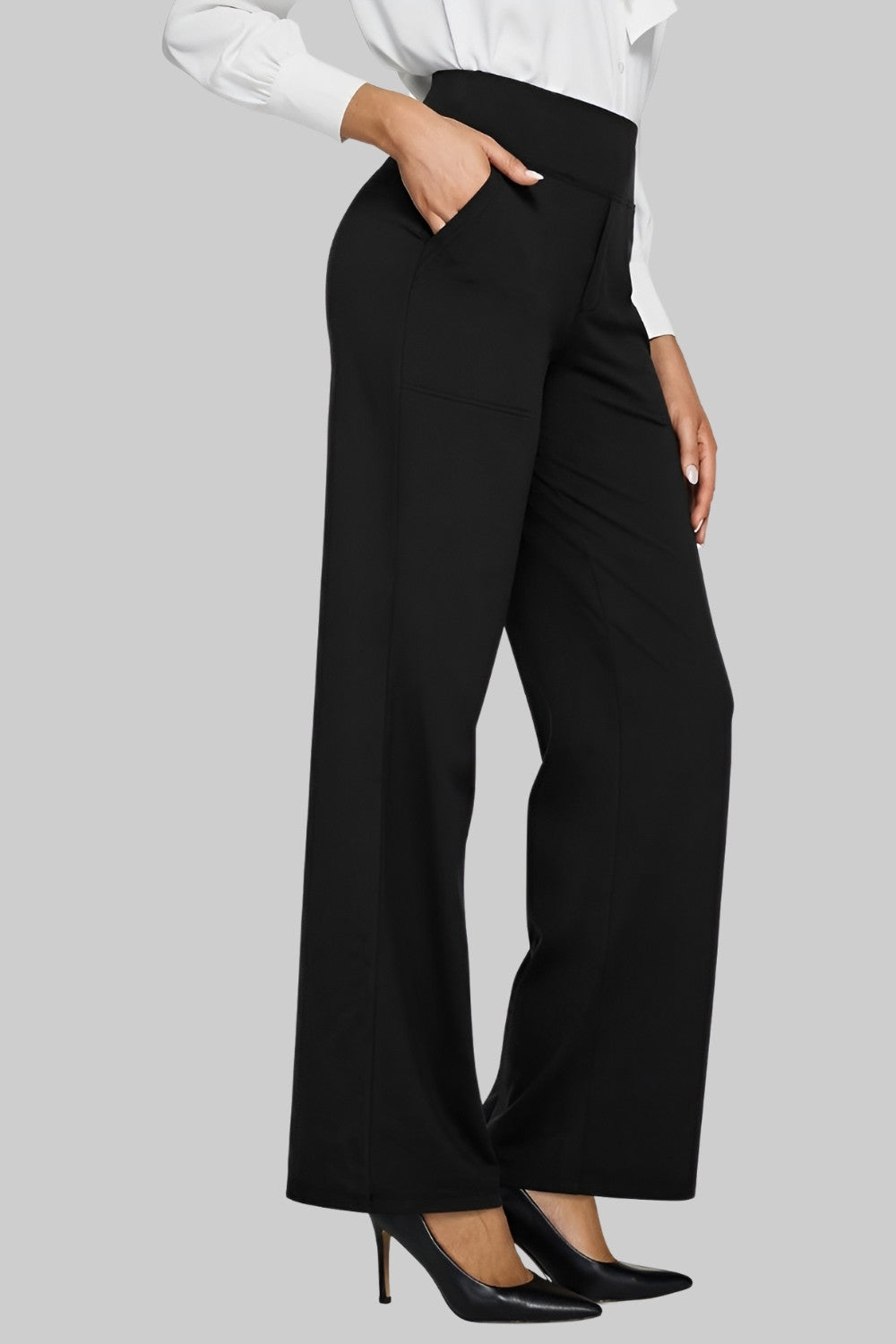 Zavelli™ | Pantalone elegante in morbido jersey