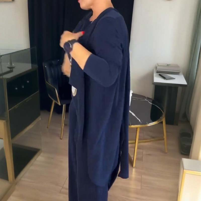 Zavelli™ | Completo elegante 3 pezzi con cardigan, top e pantalone